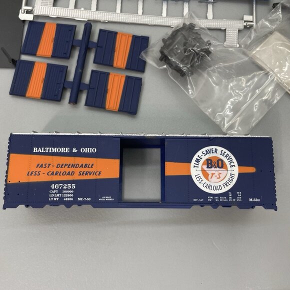 Vintage C&BT Shops HO Baltimore & Ohio 40’ Boxcar Train Car Time Saver 467255 - Picture 4 of 14